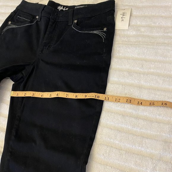 Straight-leg, jean-style pants - NWT - Picture 8 of 12
